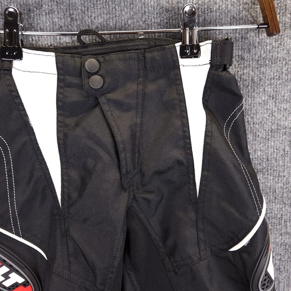 Bilt Pants Boys' 22Y Black‎ White Motorcycle Motocross Riding Kids Racing
